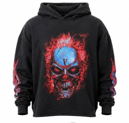 VLONE RED SKULL HOODIE CERTILOGO LIMITED EDITION