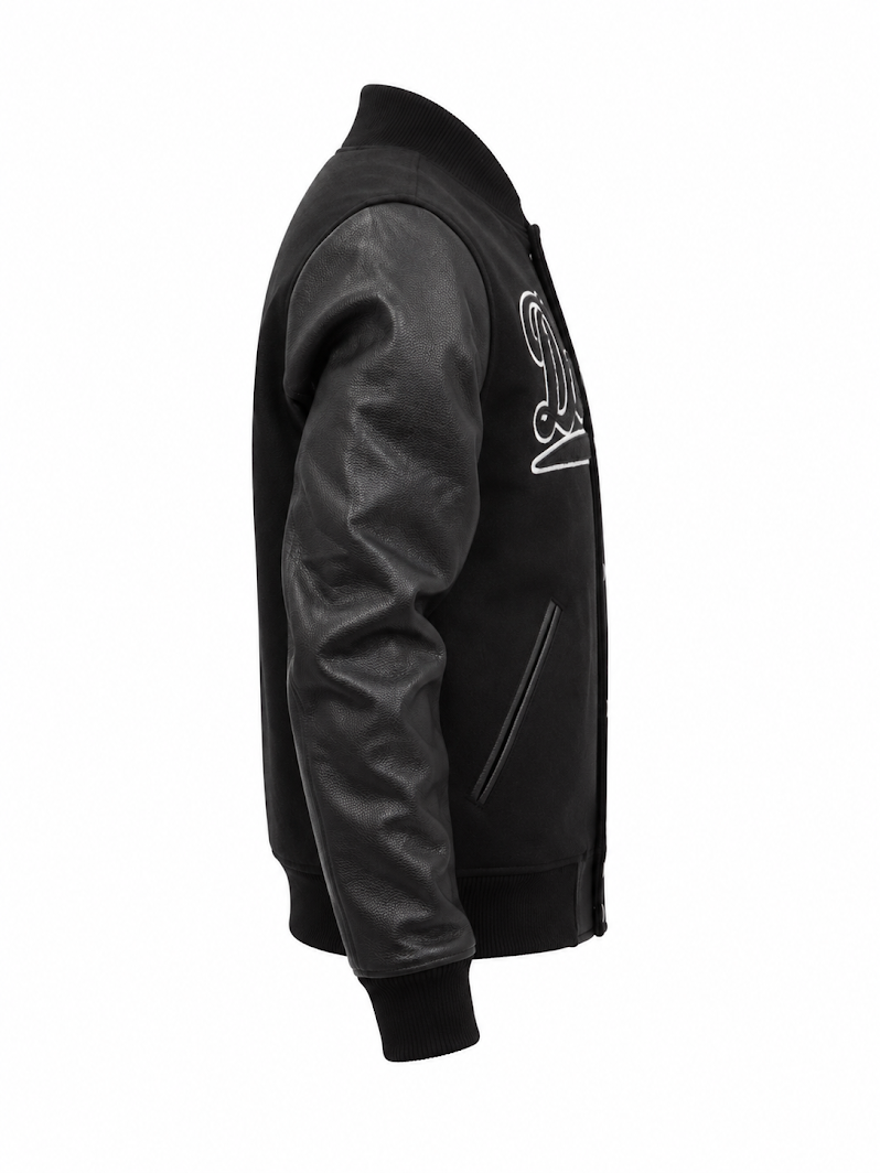 ROKU STUDIO BRACE KNUCKLE VARSITY JACKET (#RK6481894)