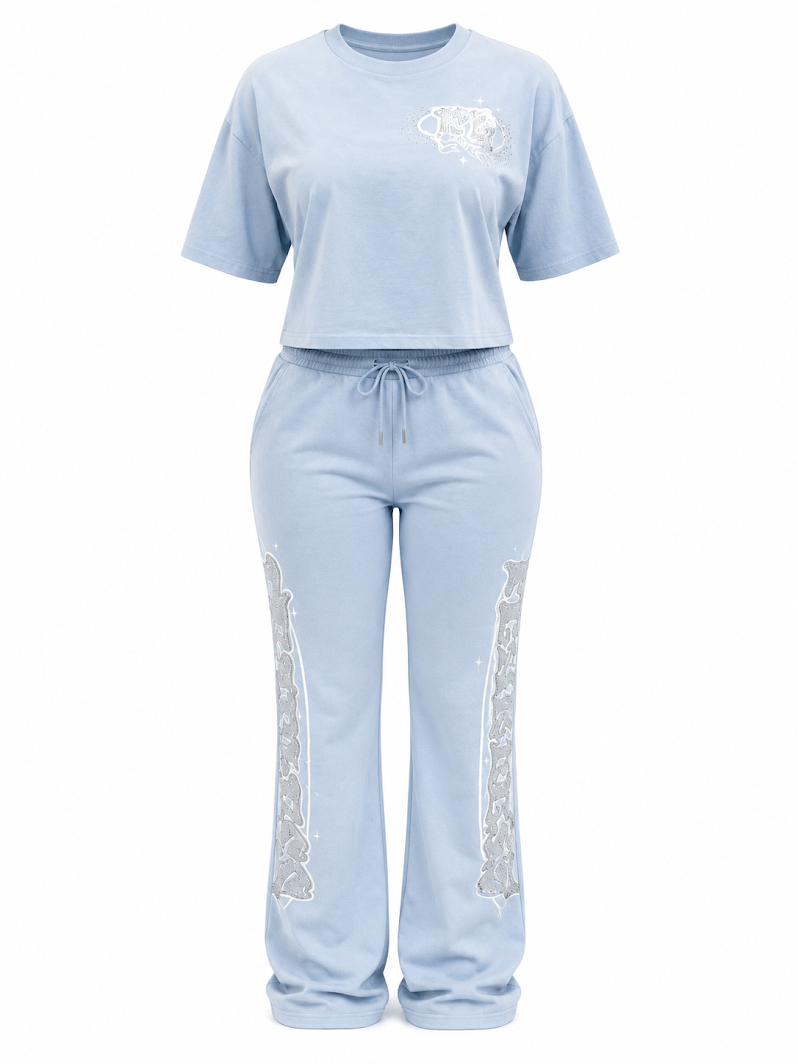 REDFOX MINERAL WASH "FEARLESS" S/S & PANT SET (ST6616P)