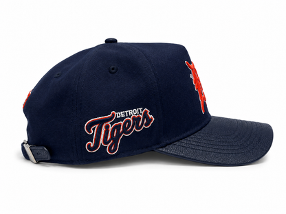 PRO STANDARD DETROIT TIGERS SPLIT LOGO STRAPBACK CAP
