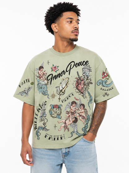 ROKU STUDIO FOREVER PRAYER VINTAGE GRAPHIC TEE