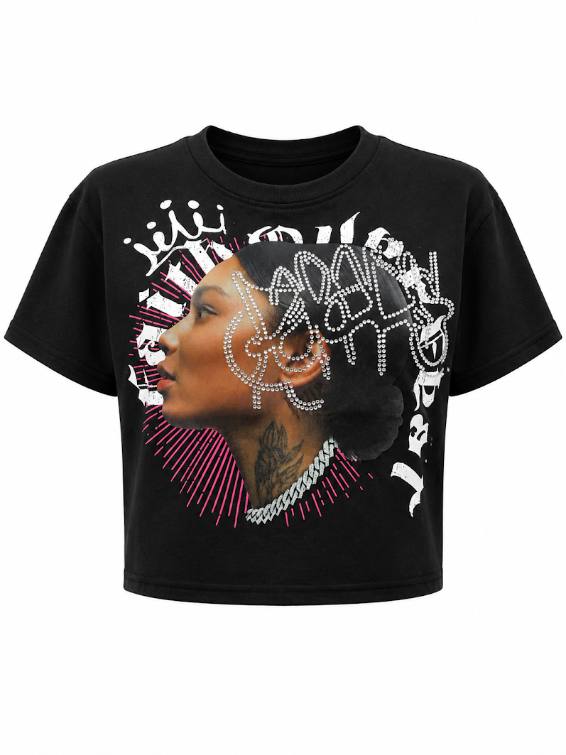 REDFOX WOMEN'S "CROWNED IN FAITH" CROP TEE