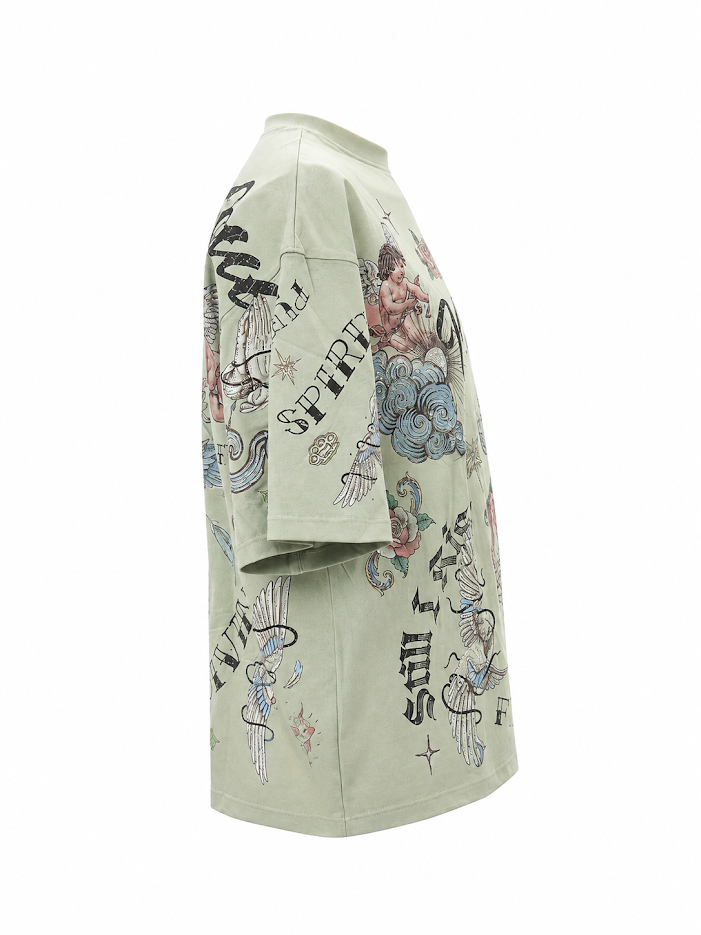 ROKU STUDIO FOREVER PRAYER VINTAGE GRAPHIC TEE