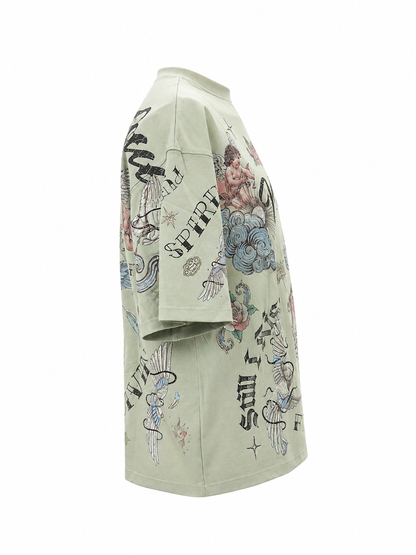 ROKU STUDIO FOREVER PRAYER VINTAGE GRAPHIC TEE