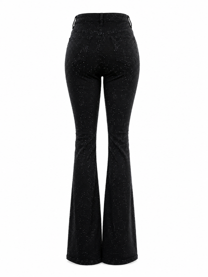 REDFOX WOMEN  ICE DIAMONDS STACKED JEANS (PA1533)