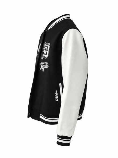 PRO STANDARD MLB DETROIT TIGERS WOMEN'S VARSITY JACKET