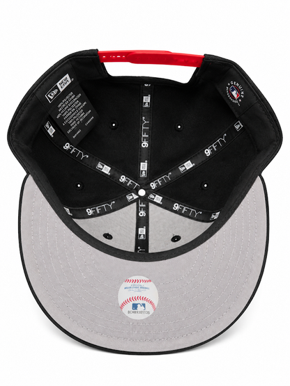 NEW ERA DETROIT TIGERS BLK/RED/WHT 9FIFTY SNAPBACK CAP