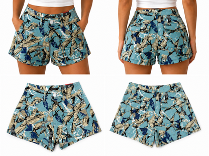 REDFOX TWILL HUNTER WOMEN'S SHORTS W/RHINESTONES-PS9607