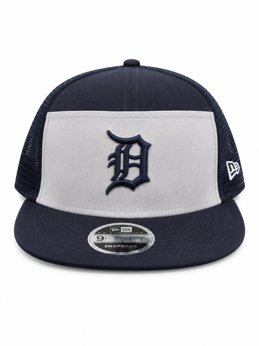 NEW ERA DETROIT TIGERS SPLIT PANEL MESH 9FIFTY SNAPBACK CAP