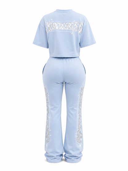 REDFOX MINERAL WASH "FEARLESS" S/S & PANT SET (ST6616P)
