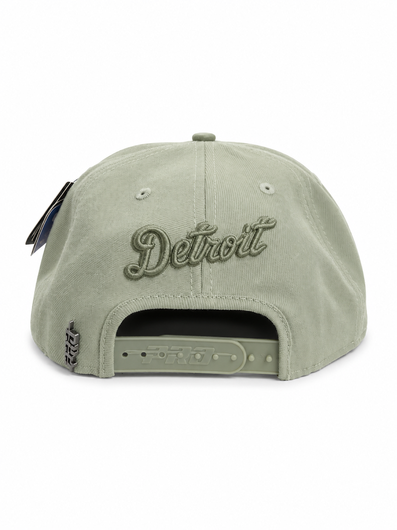 PRO STANDARD NEUTRALS DETROIT TIGERS MOSS SNAPBACK CAP