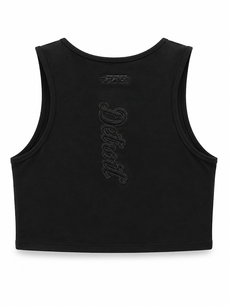 PRO STANDARD DETROIT TIGERS WOMEN'S TRIPLE BLACK TANK