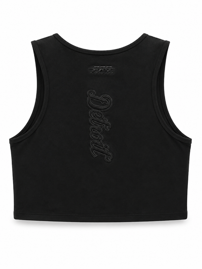 PRO STANDARD DETROIT TIGERS WOMEN'S TRIPLE BLACK TANK