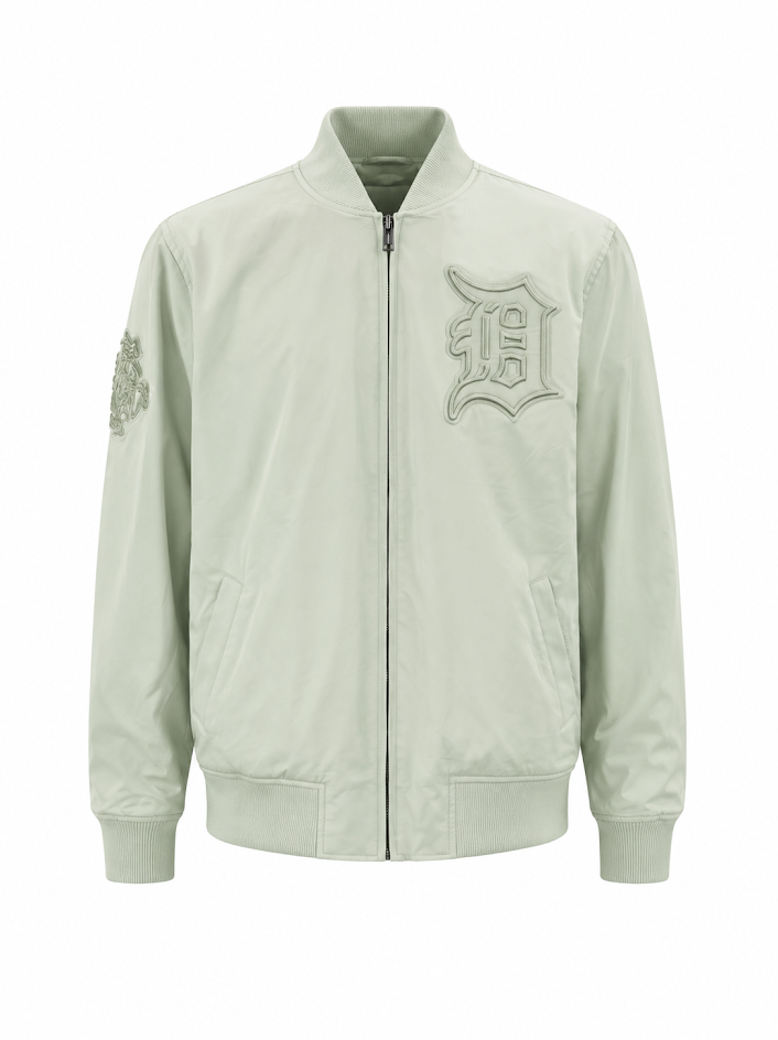 PRO STANDARD MLB DETROIT TIGERS NEUTRAL MEN'S TWILL JACKET