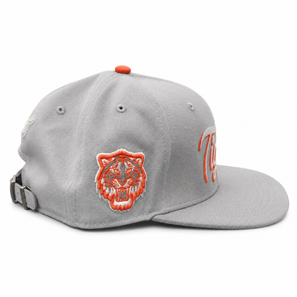 PRO STANDARD GRAY DETROIT TIGERS LEGACY STRAPBACK CAP
