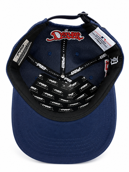 PRO STANDARD DETROIT TIGERS MIDNIGHT NAVY CITY SIGNATURE STRAPBACK CAP