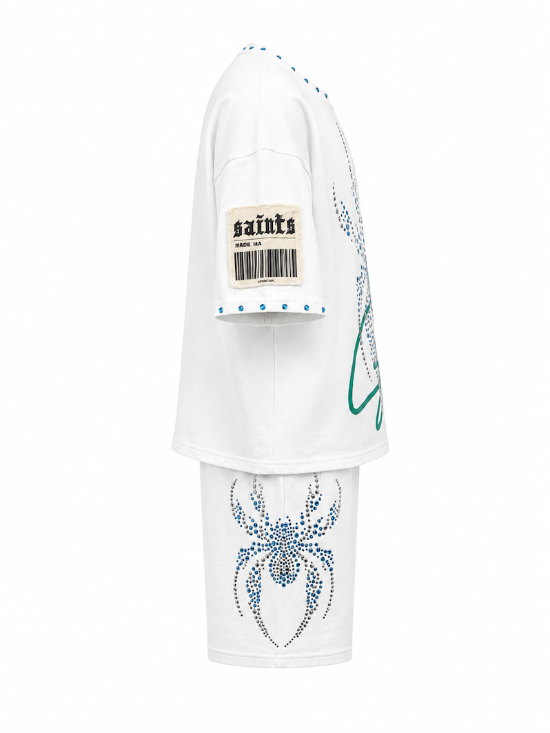 COPPER RIVET T-SHIRT & SHORT SAINT (SPIDER) SET (#611004)