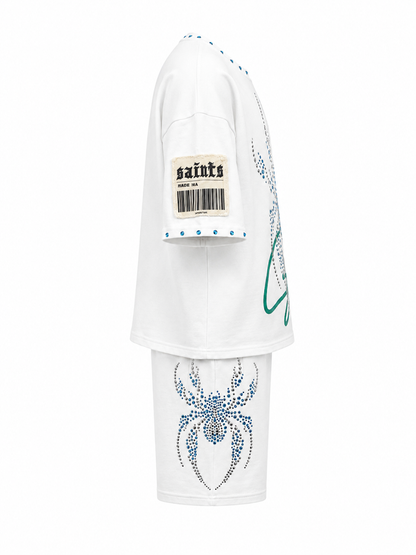 COPPER RIVET T-SHIRT & SHORT SAINT (SPIDER) SET (#611004)