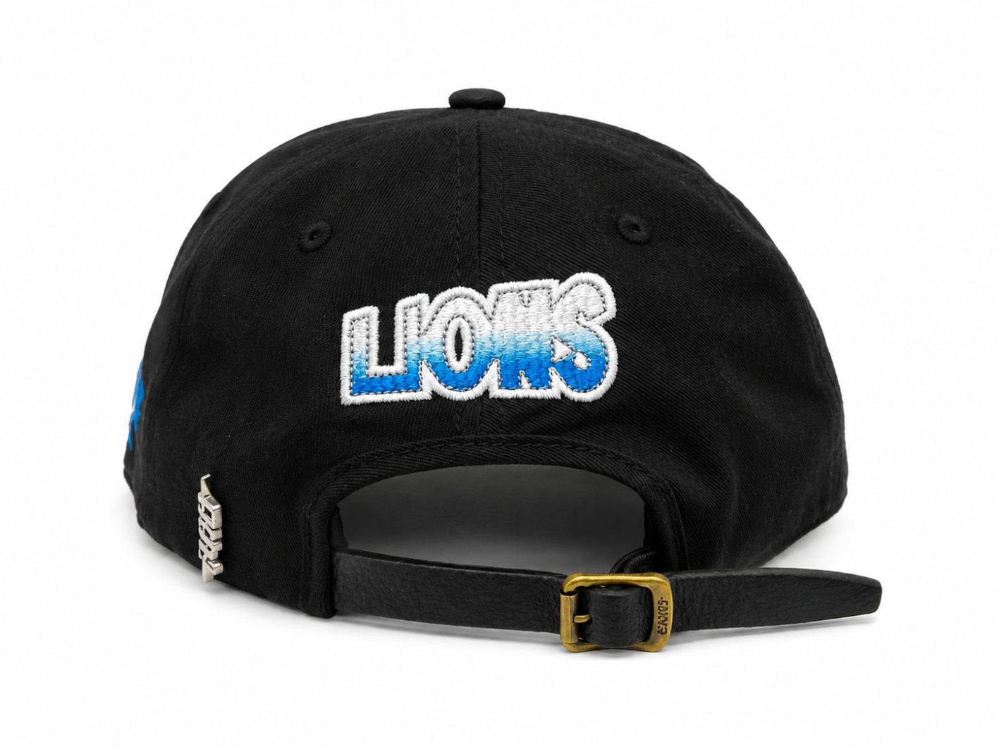PRO STANDARD WOMEN'S DETROIT LIONS TURN IT UP DAD STRAPBACK CAP