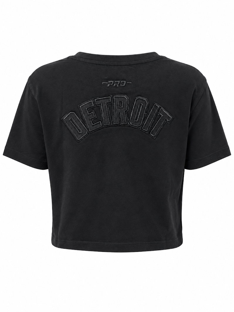 PRO STANDARD WOMEN'S DETROIT TIGERS TRIPLE BLACK BOXY TEE