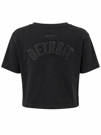 PRO STANDARD WOMEN'S DETROIT TIGERS TRIPLE BLACK BOXY TEE