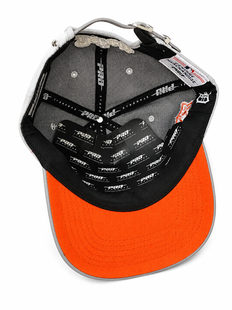 PRO STANDARD GRAY DETROIT TIGERS LEGACY STRAPBACK CAP