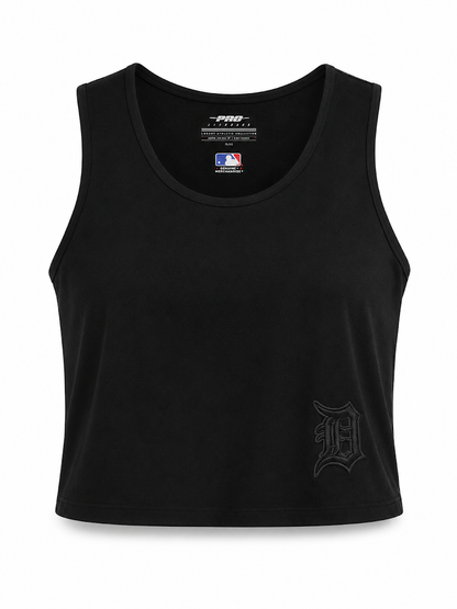 PRO STANDARD DETROIT TIGERS WOMEN'S TRIPLE BLACK TANK