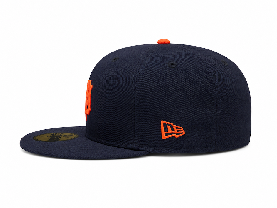 NEW ERA DETROIT TIGERS NAVY/ORANGE 59FIFTY FITTED CAP