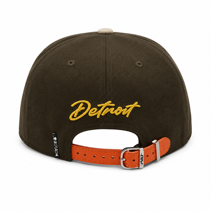 PRO STANDARD DETROIT TIGERS BROWN TIGER LOGO STRAPBACK CAP