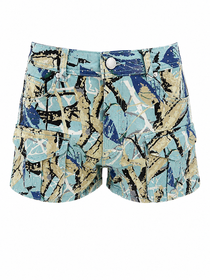 REDFOX TWILL HUNTER WOMEN'S SHORTS W/RHINESTONES-PS9607