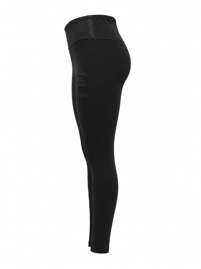 PRO STANDARD WOMEN'S TRIPLE BLACK DETROIT TIGERS JERSEY LEGGING
