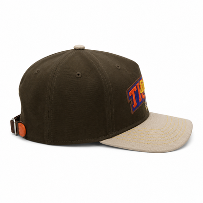 PRO STANDARD DETROIT TIGERS BROWN TIGER LOGO STRAPBACK CAP