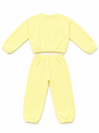 CUTIE PATOOTIE GIRLS CREWNECK FLEECE (2PCS) JOGGING SET