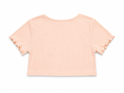 CUTIE PATOOTIE GIRL'S SHORT SLEEVE TOP W/BEAR RHINESTONE