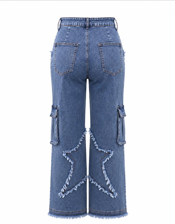 HOT & DELICIOUS STARLIGHT CARGO JEAN