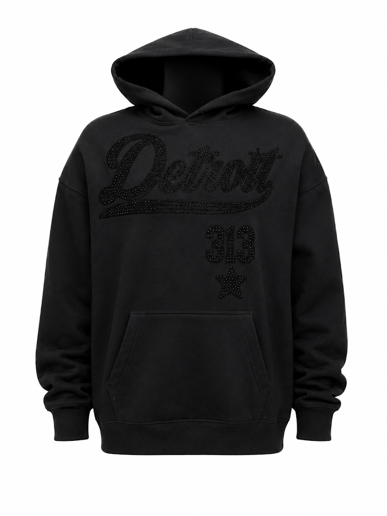 ROKU STUDIO MEN'S BRACE KNUCKLE STONE HOODIE
