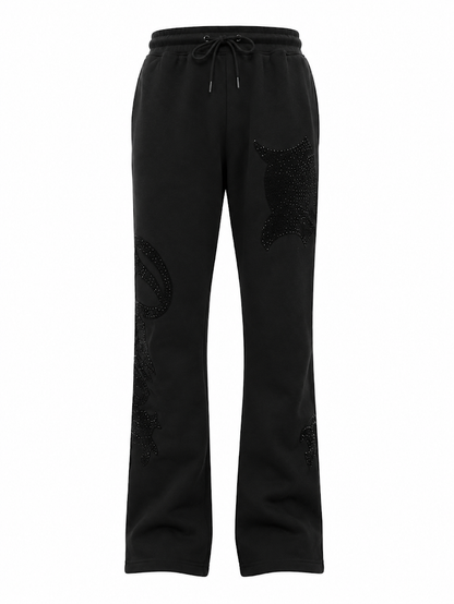 ROKU STUDIO MEN'S BRACE KNUCKLE STONE STACKED JOGGERS
