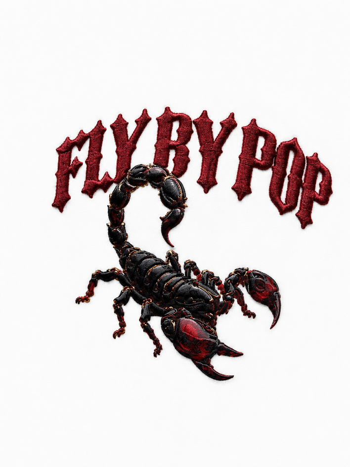 FLY BY POPULARITY SCORPION OVERSIZED TEE