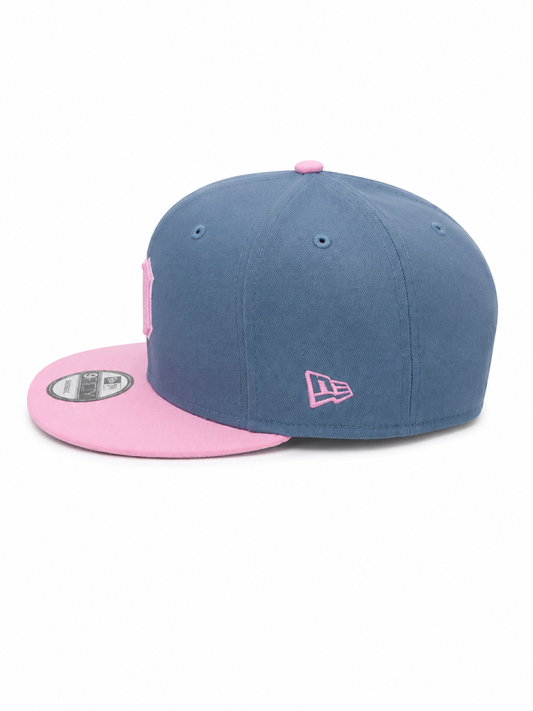 NEW ERA DETROIT TIGERS STEEL BLUE/PINK 9FIFTY SNAPBACK CAP