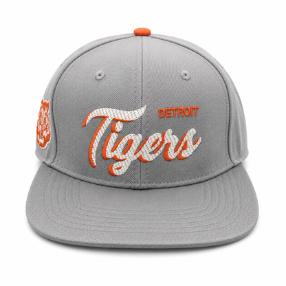 PRO STANDARD GRAY DETROIT TIGERS LEGACY STRAPBACK CAP