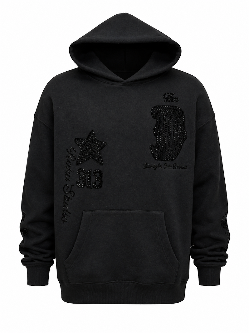 ROKU STUDIO MEN'S MOTOR CITY STONED HOODIE