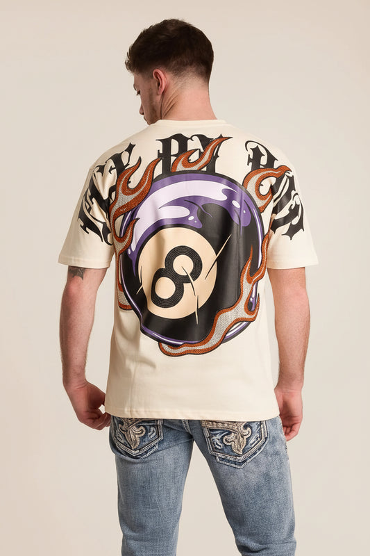 FLY BY POPULARITY BILLIARD BALL OVERSIZED TEE