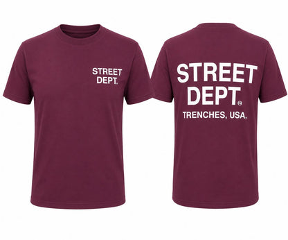 STREET DEPT TRENCHES MEN'S T-SHIRT (STDPT100)