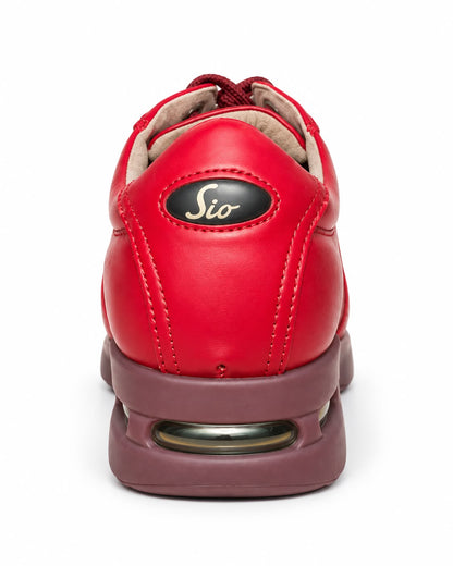 SIO CLASSIC AIR CUSHION LEATHER LOW TOP SNEAKERS (KANSAS)