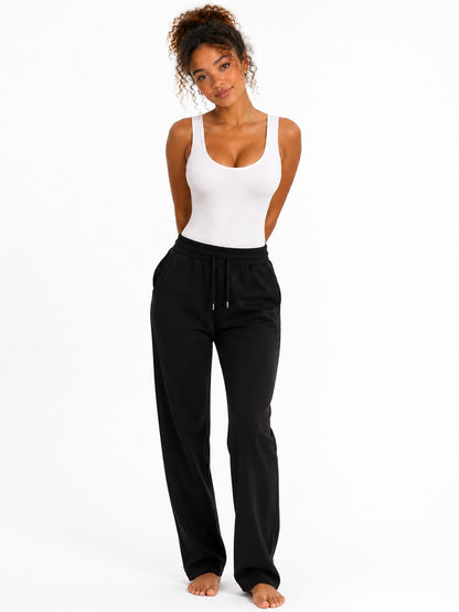 SHARP TRADING WOMEN ROUND NECK TANK-BODYSUIT