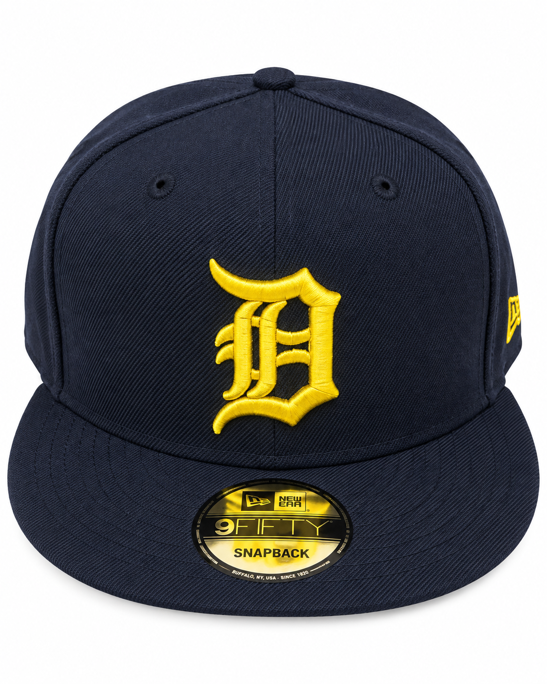 NEW ERA DETROIT TIGERS NAVY/YELLOW 9 FIFTY CAP