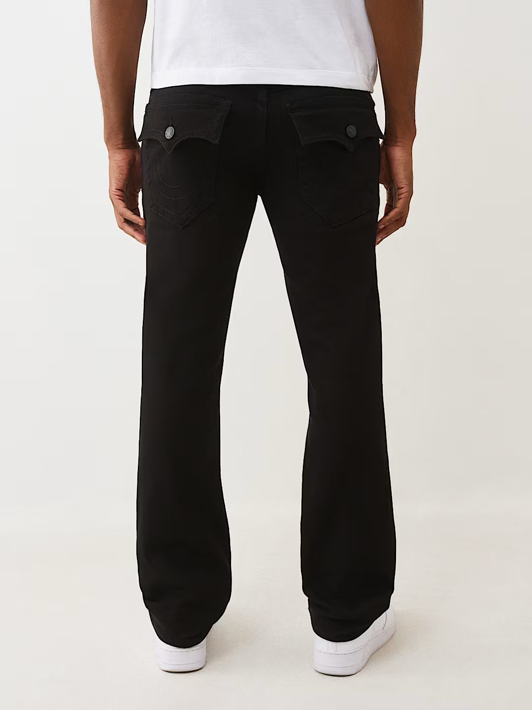 TRUE RELIGION MEN'S RICKY FLAP STRAIGHT JEANS (#102200)