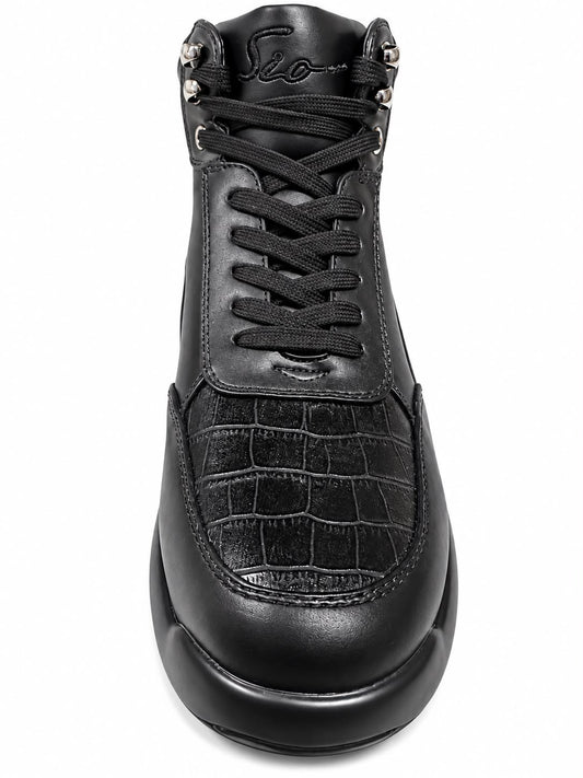 SIO CROC - EMBOSSED AIR HIGH TOP SNEACKERS (KROY-000)