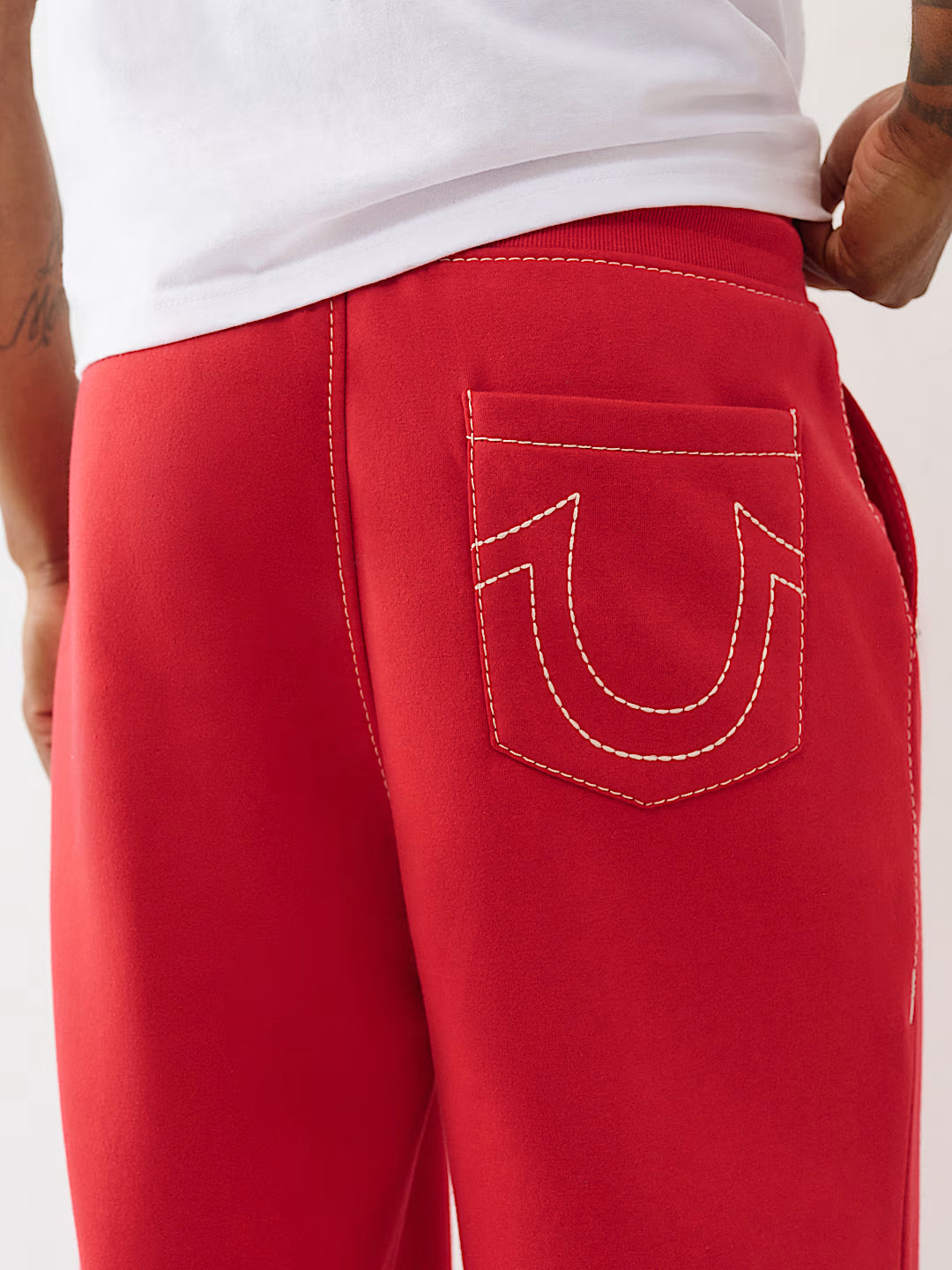 TRUE RELIGION MEN'S BAGGY BIG T SWEATPANTS (#110097)
