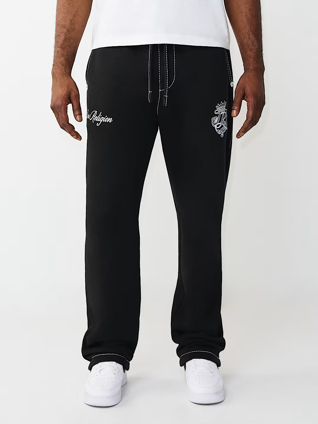TRUE RELIGION MEN'S CREST BIG T SWEATPANTS (#110151)